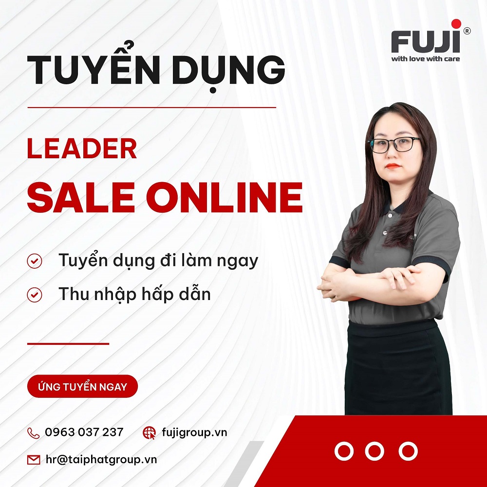 Fuji Group tuyển dụng Leader sale online