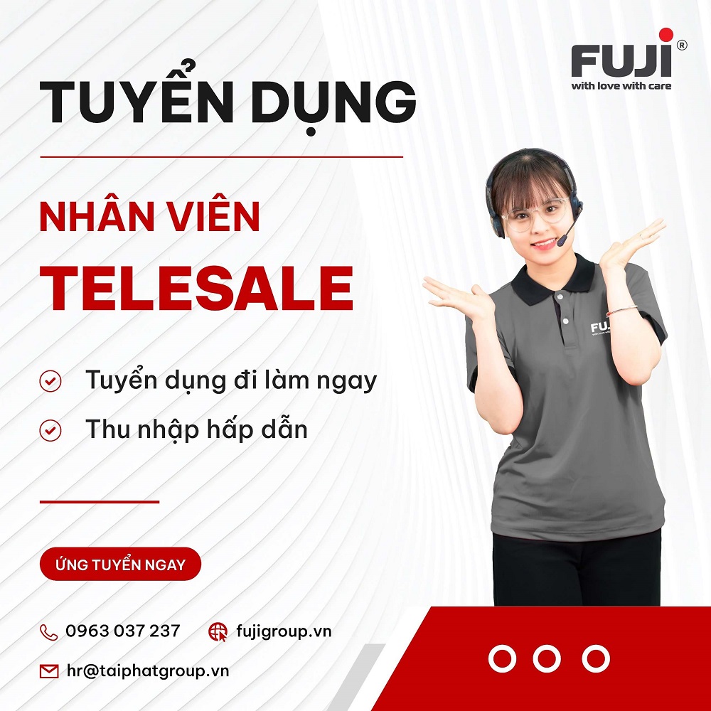 Fuji Group tuyển nhân viên Telesale