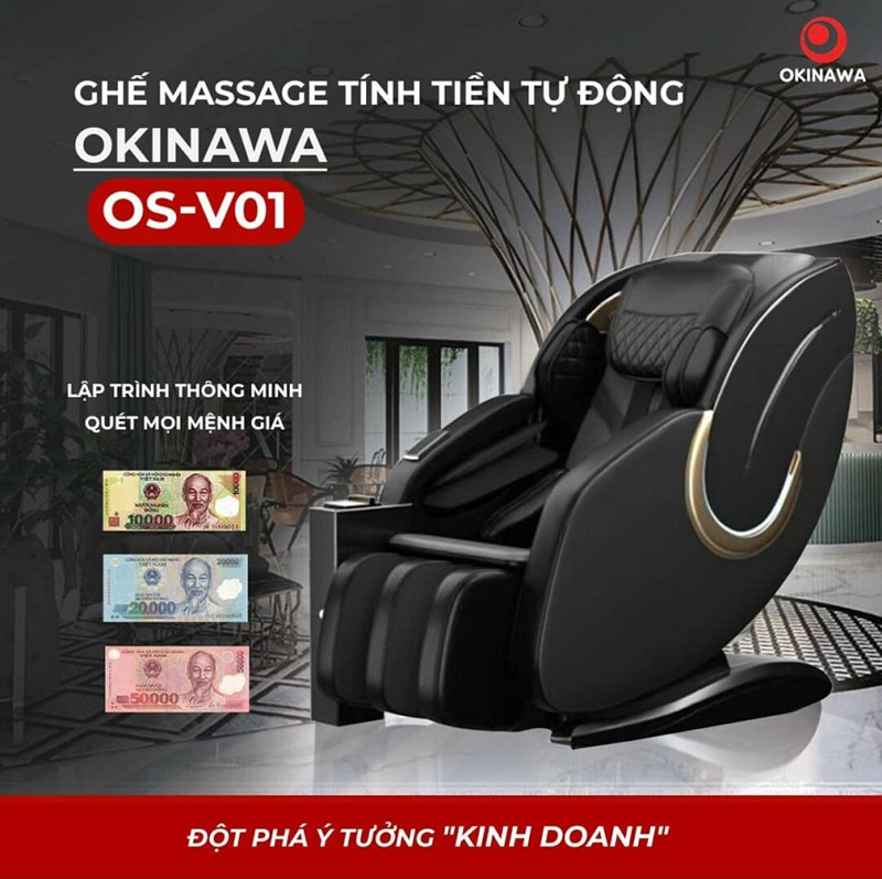 Ghế massage kinh doanh Okinawa OS–V01