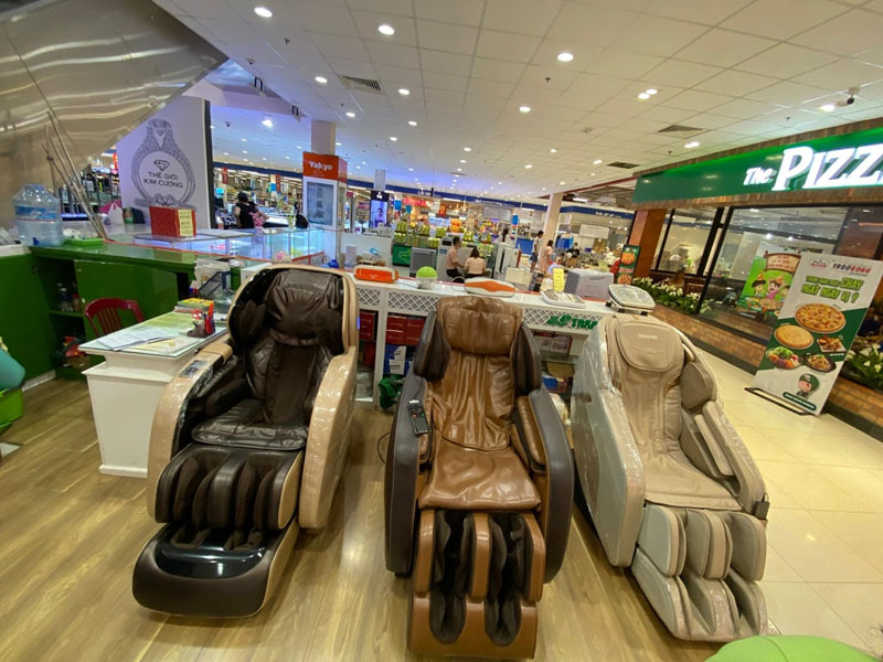 Nhu cầu sử dụng ghế massage kinh doanh