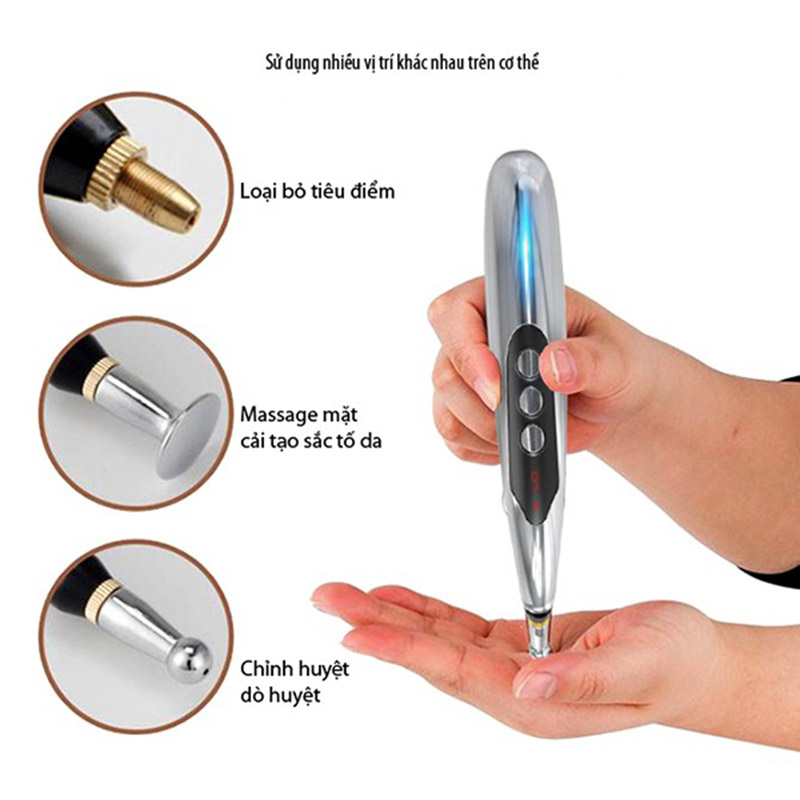 Cấu tạo cơ bản của bút bấm huyệt