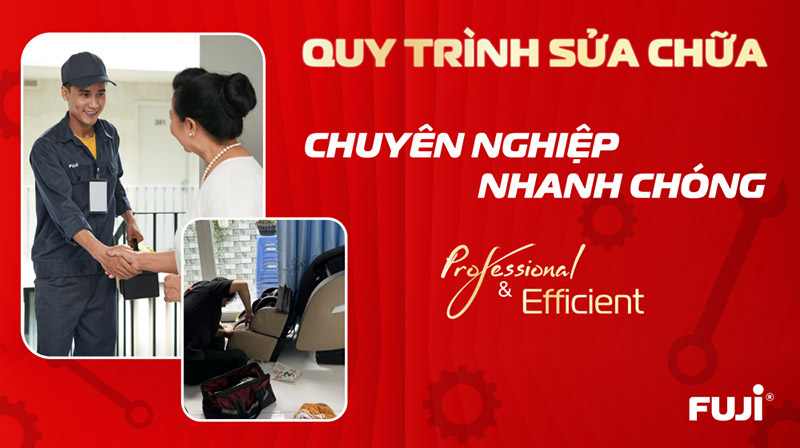 Quy trình sửa chữa ghế massage tại Hải Dương