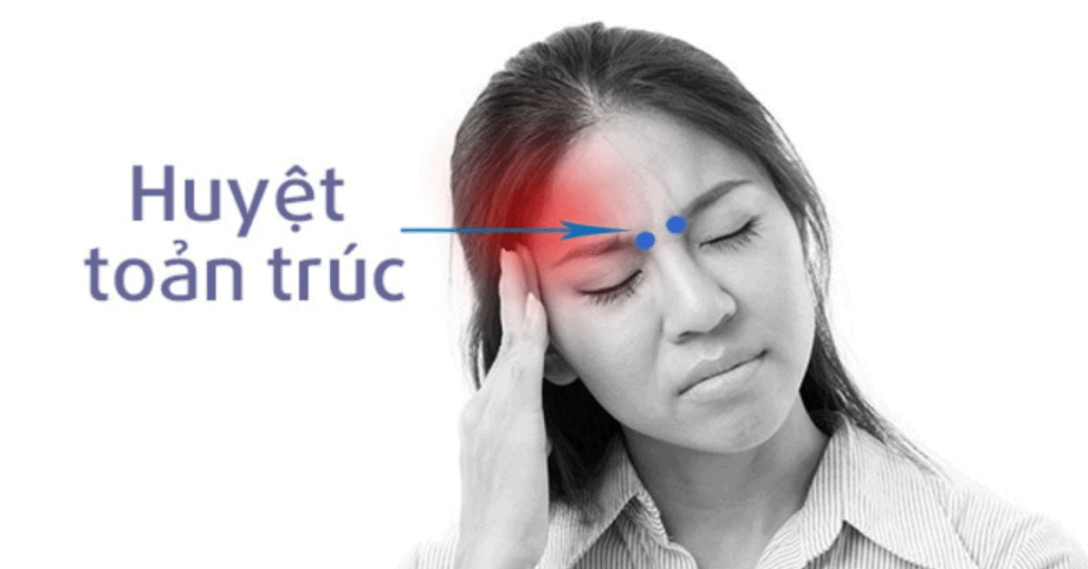 cách bấm huyệt chữa đau đầu