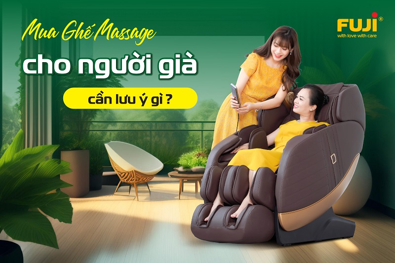 Ghế massage dành cho người già