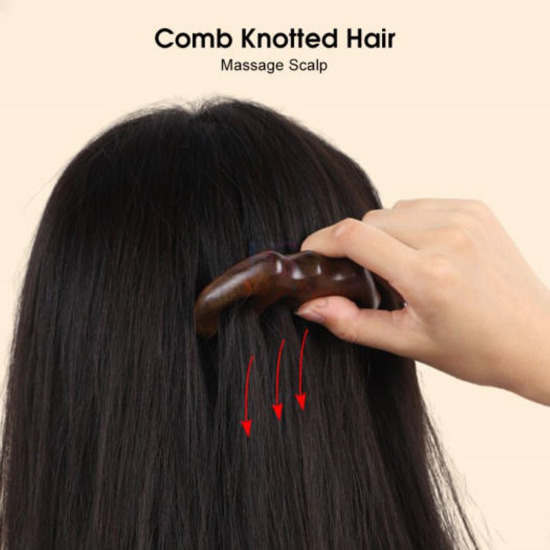 Cách massage đầu bằng lược