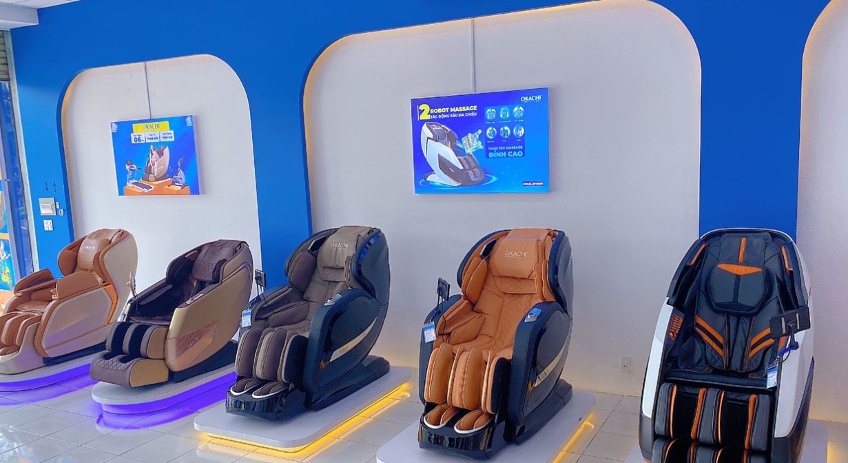 Ghế massage Okachi tại Mỹ Tho Tiền Giang