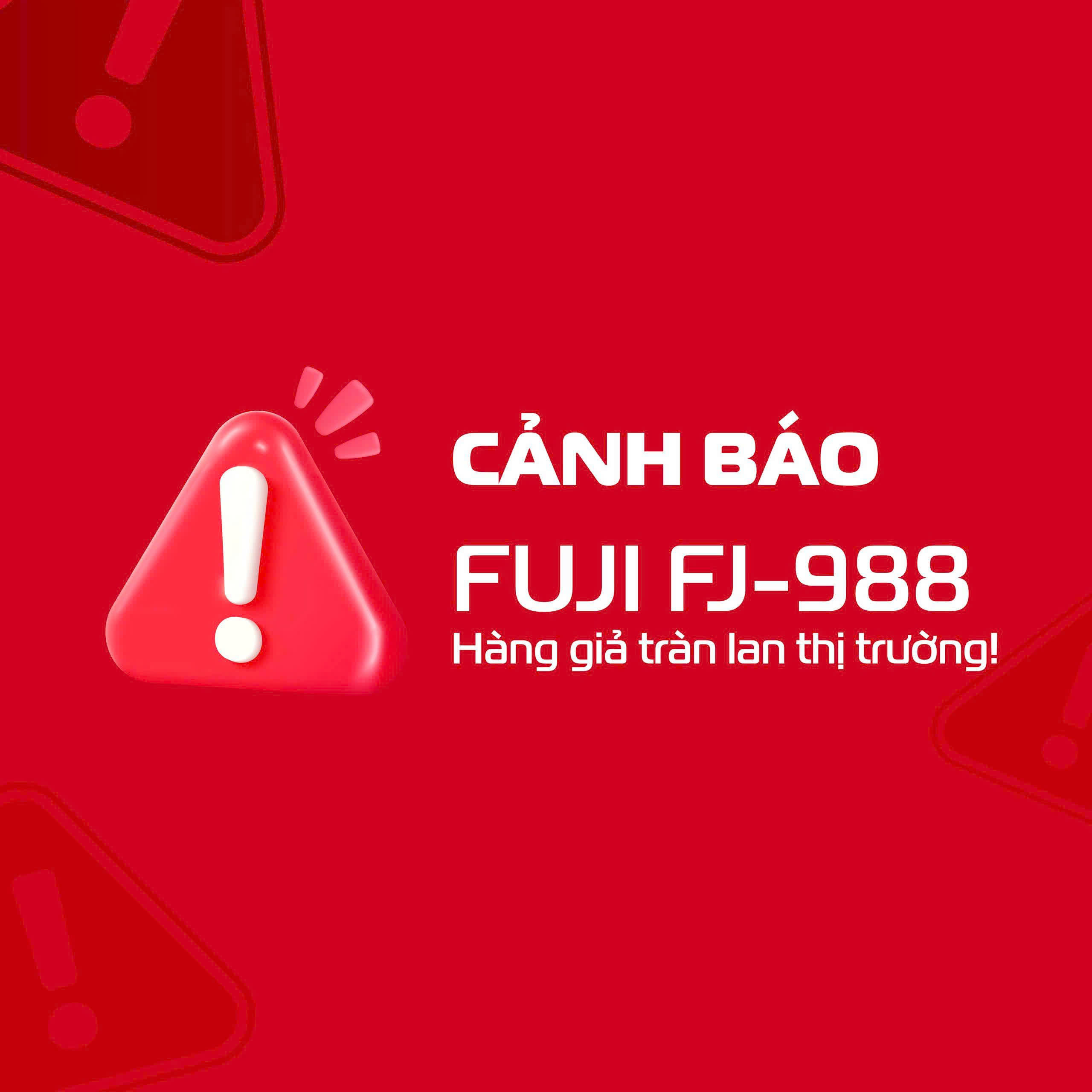 Cảnh báo khẩn: Ghế massage Fuji FJ-988 bị làm nhái tinh vi trên thị trường
